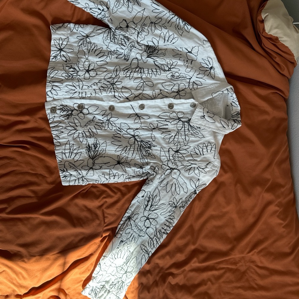 Embroidered sweatshirt